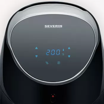 SEVERIN FR 2445 XXL Oro gruzdintuvė (juoda/sidabrinė, 2000 W, krepšys 5 L)