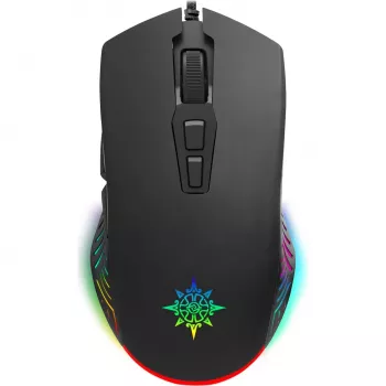 INCA Gaming Mouse IMG-GT17 6400 DPI, RGB, 7 mygtukai, USB, juoda