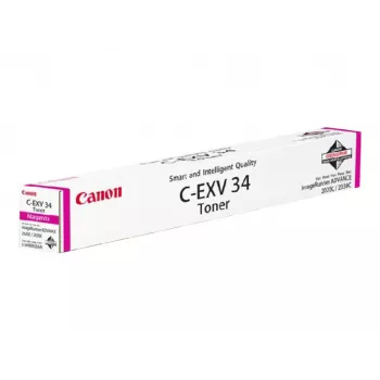 Canon C-EXV 34 originalus rausvos spalvos tonerio kasetė, 1 vnt.