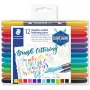 Staedtler 3004 dviejų galų rašiklių rinkinys 12 vnt. įvairiaspalviai