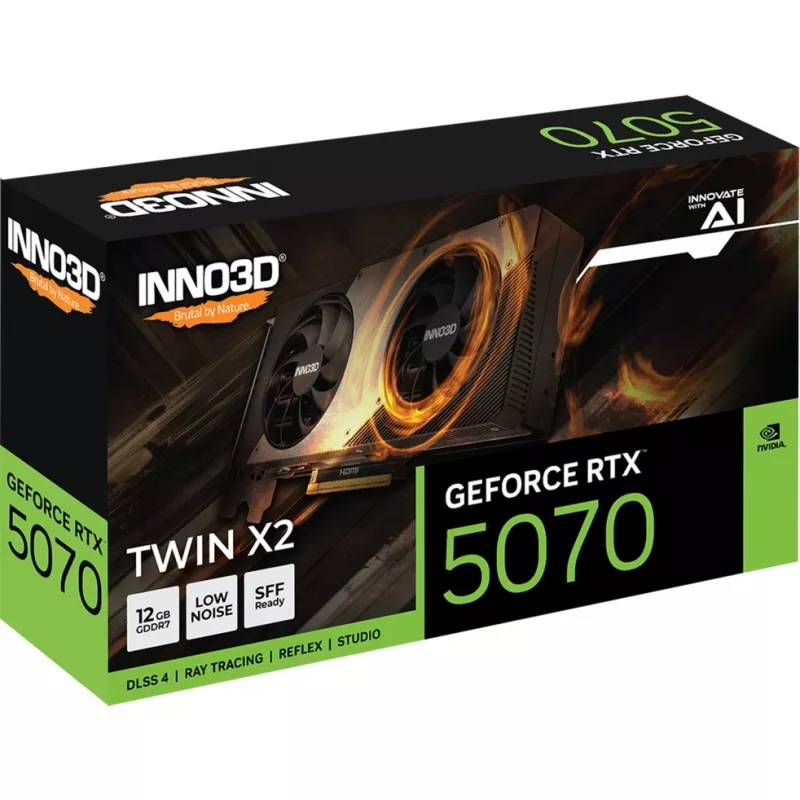 INNO3D GeForce RTX 5070 12GB GDDR7 vaizdo plokštė