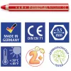 Pieštukas Staedtler 140 C36 3-in-1 spalvotas, vaškinis ir akvarelinis, 36 vnt. kibire