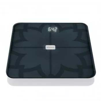 Medisana BS 450 kūno analizatoriaus svarstyklės, 180 kg, juodos, Bluetooth, ITO jutikliai (40510)