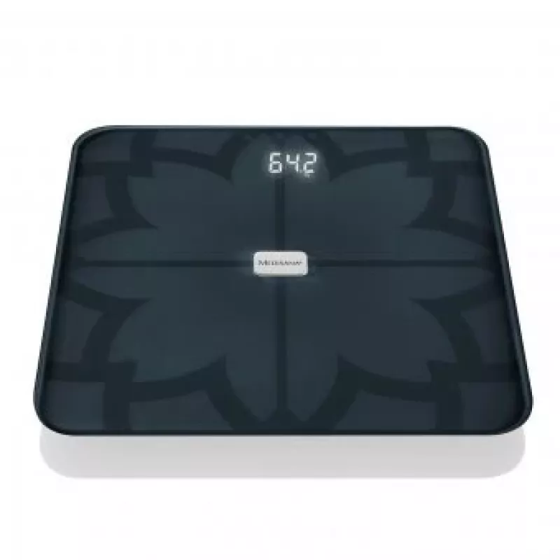 Medisana BS 450 kūno analizatoriaus svarstyklės, 180 kg, juodos, Bluetooth, ITO jutikliai (40510)