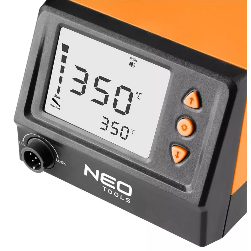 Litavimo stotelė NEO tools 19-200, 60 W, 180–480 °C, gylis 134 mm, svoris 820 g