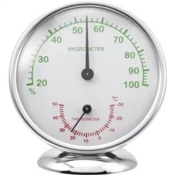 Hygrometras Renkforce 6510 Alu – aliumininis termo-higrometras temperatūrai ir drėgmei matuoti