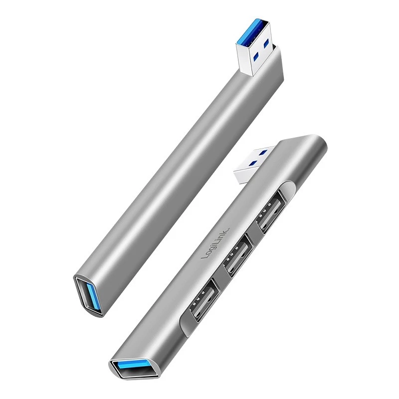 LogiLink USB 3.2 Gen1 4 prievadų USB-A šakotuvas 1x USB 3.0 AF, 3x USB 2.0 AF UA0436