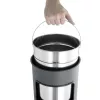 Šiukšliadėžė Durable 333023 17 L apvali metalinė sidabrinė