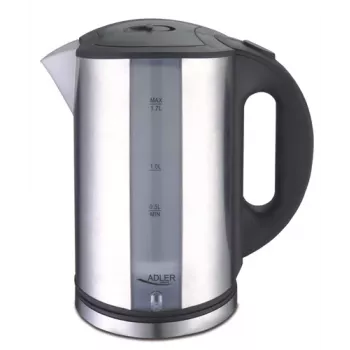 Adler AD 1216 elektrinis virdulys 1,7 L juodas, sidabrinis 2200 W