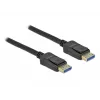 Delock DisplayPort kabelis - DisplayPort (vyriškas) į DisplayPort (vyriškas) - DisplayPort 2.0 - 1,0 m - Palaiko 10K 60 Hz (10 240 x 4320) - Juodas (80261)