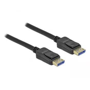 Delock DisplayPort kabelis - DisplayPort (vyriškas) į DisplayPort (vyriškas) - DisplayPort 2.0 - 1,0 m - Palaiko 10K 60 Hz (10 240 x 4320) - Juodas (80261)