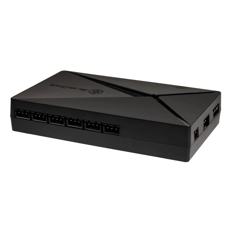 SilverStone SST-LSB02-E – ARGB LED šakotuvas ir valdiklis, juodas