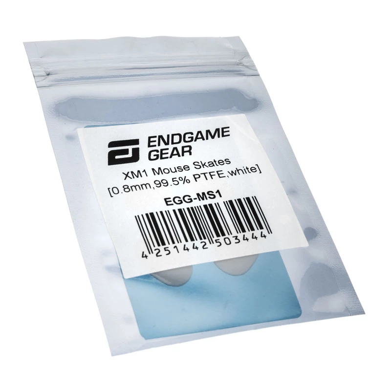 Pelės slankikliai Endgame Gear XM1, 99,5 % PTFE, balti – vienas rinkinys