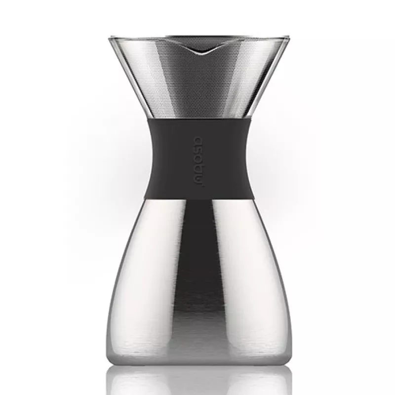 Asobu PourOver šalto virimo kavos virimo aparatas juodas, sidabrinis