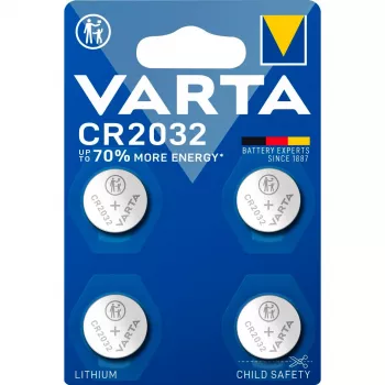 Varta 06032 101 404 - Baterija CR2032 - ličio - 3 V - 4 vnt. - 230 mAh