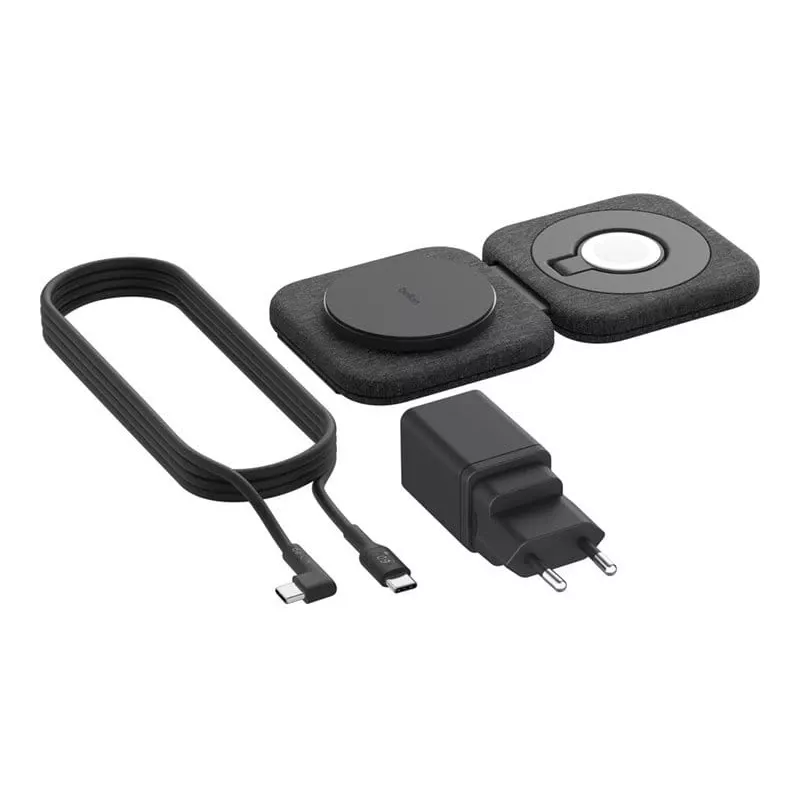 Belaidė 2-in-1 įkrovimo stotelė Belkin BOOSTCHARGE PRO QI2 WIZ026VFBK