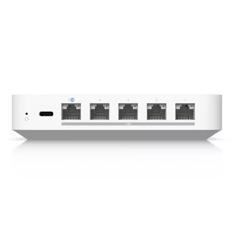 Ubiquiti UCG-MAX-EU valdiklis, šliuzas, 512 GB NVMe SSD, 4x 2,5G LAN, 1x 2,5G WAN