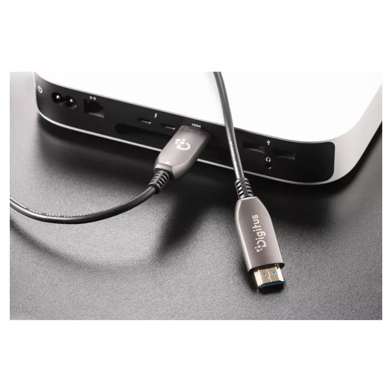 HDMI AOC hibridinis šviesolaidinis kabelis DIGITUS AK-330126-900-S, UHD 8K, 90 m