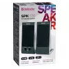 Garsiakalbiai staliniai DEFENDER SPK-170 2.0, 4 W RMS, laidiniai USB 5 V, 3,5 mm, juodi