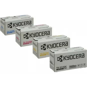 Kyocera TK-5220 Originalus toneris, 4 vienetų rinkinys, cyan/magenta/yellow/black (OPTK5220Set)