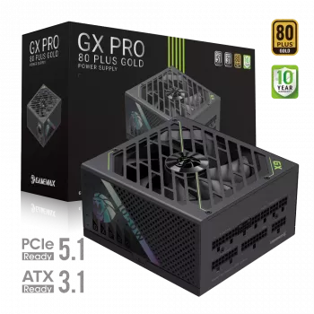 Gamemax GX PRO 1050G 1050 W maitinimo šaltinis, 80 PLUS Gold, pilnai modulinis