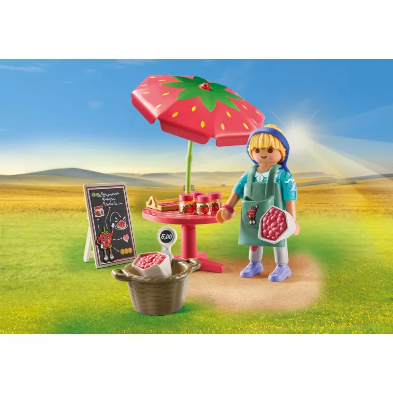 Playmobil Country Naminės braškių uogienės prekystalis