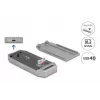 SSD korpusas DeLOCK 42033 pilkas M.2 PCI Express 40 Gbit/s