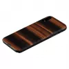 Dėklas iPhone XR man and wood — juodas kaip juodmedis, apsauginis kietas apvalkalas