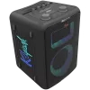 Nešiojama vakarėlių kolonėlė KLIPSCH Vegas, laidinis ir belaidis ryšys, 13,3 cm žemųjų dažnių garsiakalbis, 49–20000 Hz, 95 dB, baterija, juoda