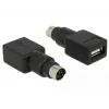 Keitiklis lizdo tipo DeLOCK 65898 PS/2 į USB-A