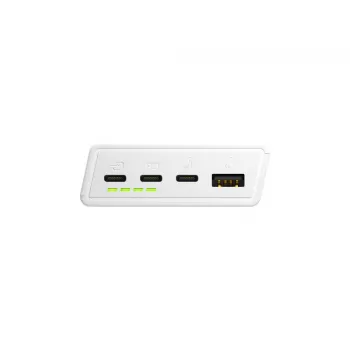 Green Cell PowerPlay20s Powerbank 20000mAh 22,5W Baltas 3x USB-C PD QC 3.0