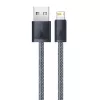Baseus Dynamic Series kabelis USB į Lightning, 2,4A, 1 m (pilka)
