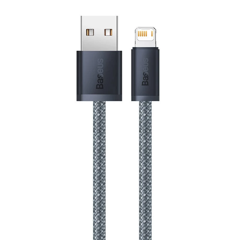 Baseus Dynamic Series kabelis USB į Lightning, 2,4A, 1 m (pilka)