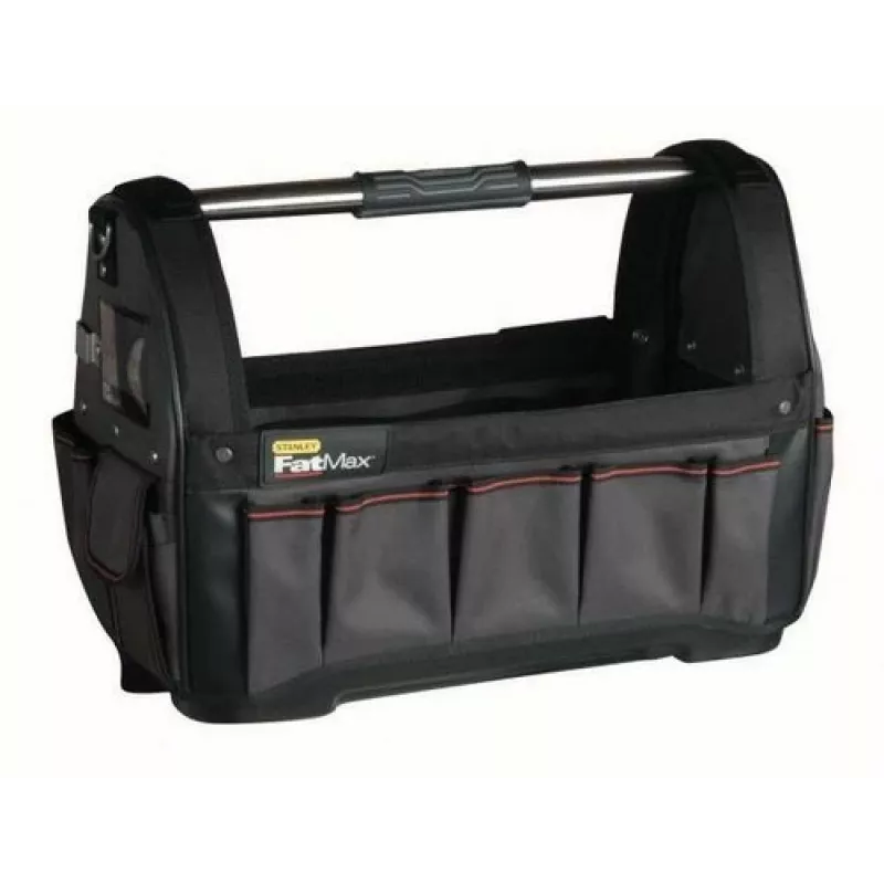 Dėžė įrankiams STANLEY 1-93-951, plastikinė, su vyriais ir rankenomis, 480×250×330 mm, juoda