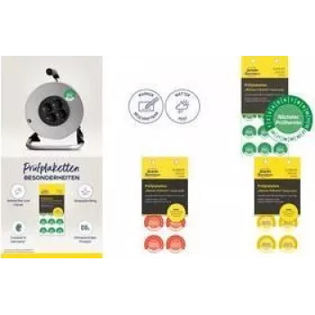 AVERY 6988-2026 apžiūros lipdukai žali viniliniai atsparūs orams 30 mm