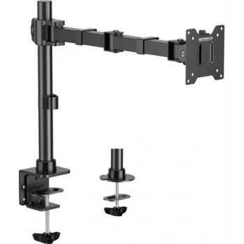 SpeaKa Professional SP-MM-211 Vieno stulpelio monitoriaus laikiklis stalui 43,2 cm 17–124,5 cm 49 cm juodas (SP-13383180)