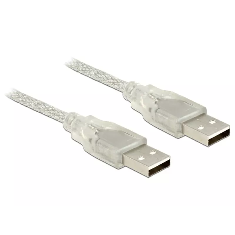 USB kabelis DeLOCK 83889 USB 2.0 2 m permatomas