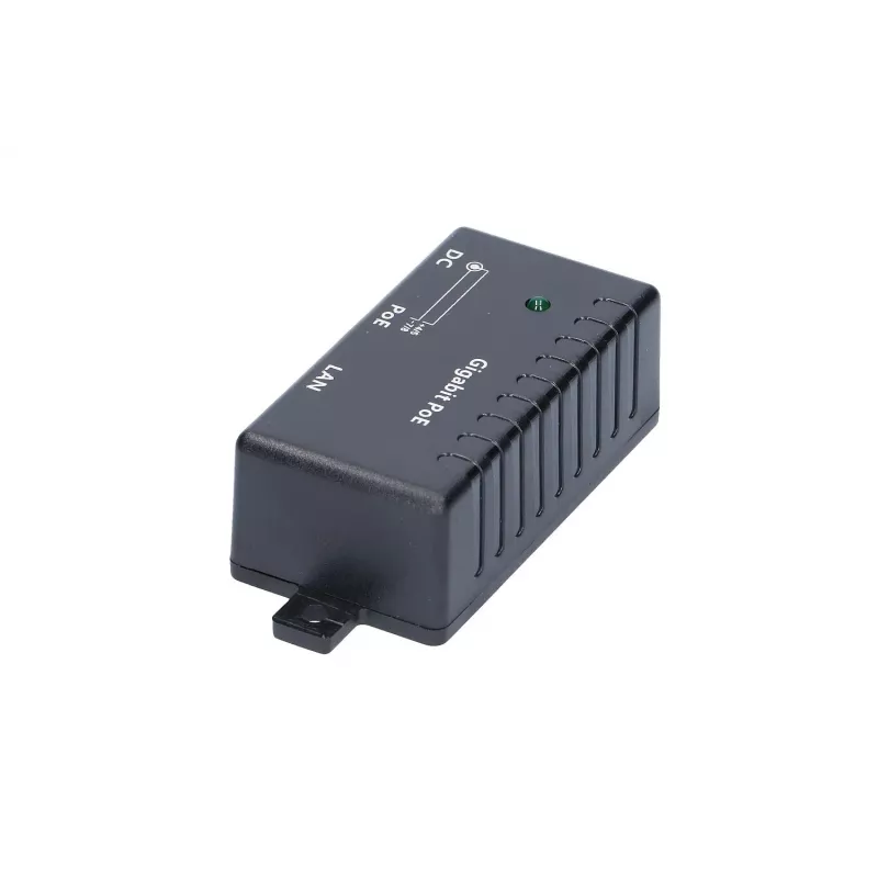 Gigabit PoE injektorius Extralink 1 prievadas, 1x 1000Mb/s RJ45, Kubas