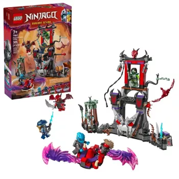 Konstruktorius LEGO NINJAGO 71841 Slėnio kaimas — 305 dalių, 6 minifigūrėlės, nuo 7 metų