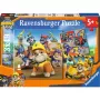 Vaikiškų dėlionių rinkinys Ravensburger Rubble & Crew darbinės mašinos – 3 dėlionės × 49 detalės