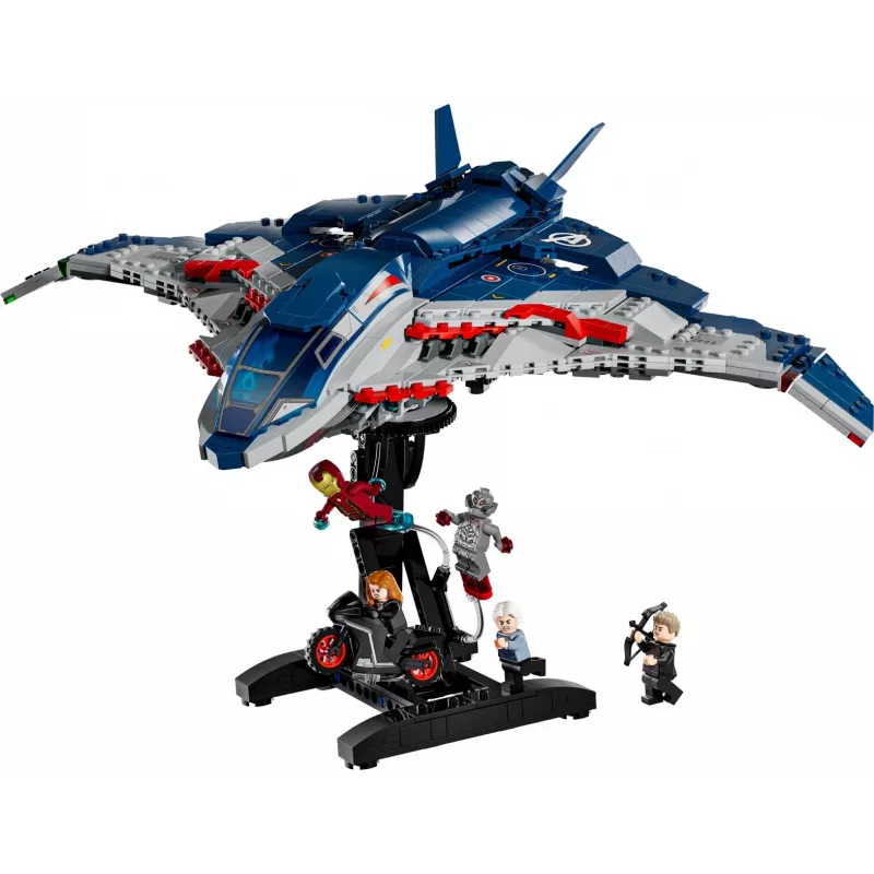 LEGO Quinjet konstruktorius 76325 – Marvel, 1131 dalių, 5 minifigūrėlės, nuo 12 metų, 280×450×300 mm