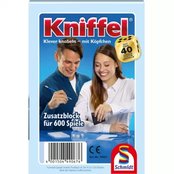Kniffelblock, kauliukų žaidimas