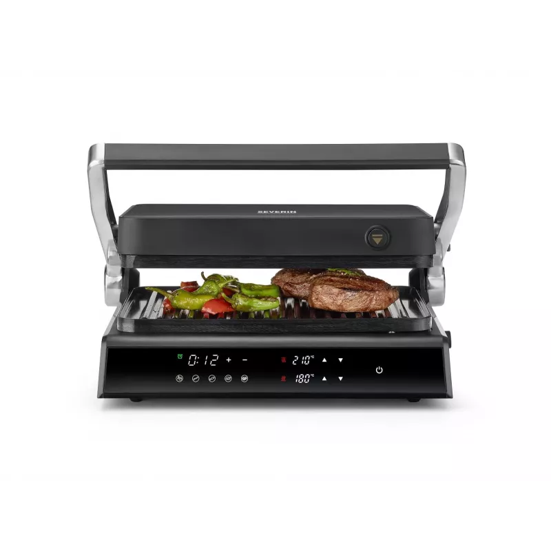 Kontaktinis grilis Severin KG 2399 juodas nerūdijantis plienas 1800 W
