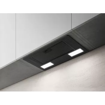 Elica ERA-LUX-BLK-60 60 cm juodas įmontuojamas deluksinis gaubtas