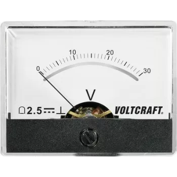 Voltcraft AM-60X46/30V/DC nuolatinės srovės matuoklis su judančia rite 30 V
