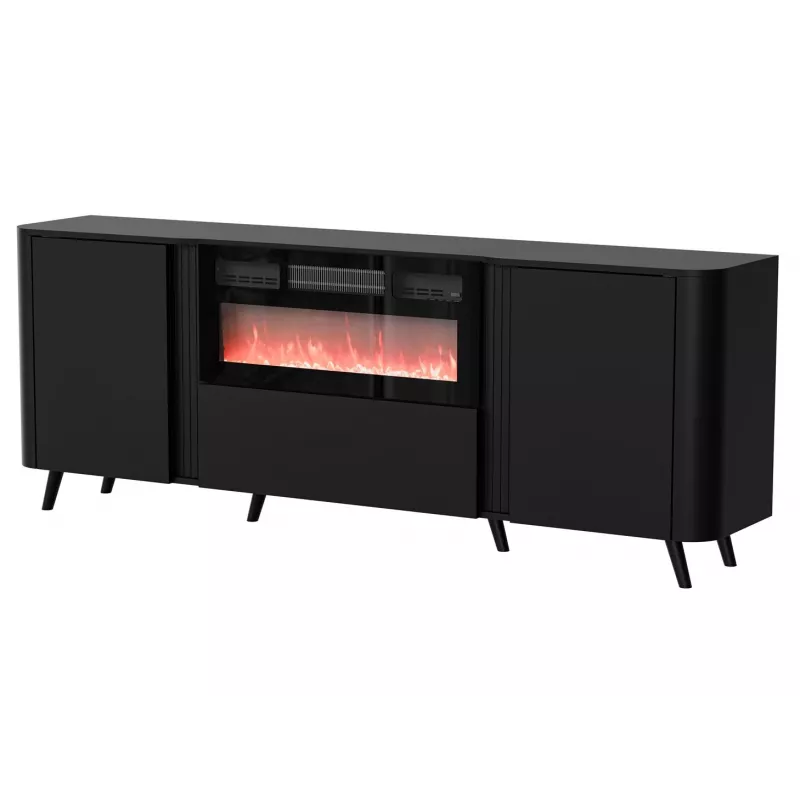 Komoda Cama Meble Volare 200 x 39 x 75 cm juoda