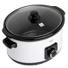 Adler AD 6413r Lėtai verdantis puodas, 5,8 l, Baltas
