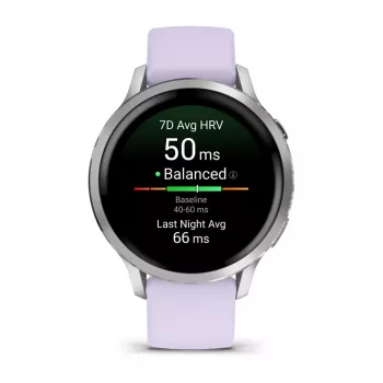 Garmin Venu 4 3,05 cm (1,2 inch) AMOLED 41 mm sidabrinis laikrodis su GPS