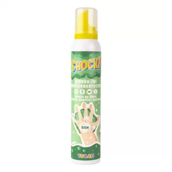 Slime Tuban SHOCK! MULTISENSORINĖ PUTŲ-GELĖ OBUOLYS 200 ml Žalia