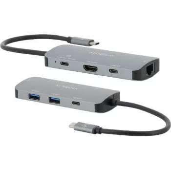 Mobilis USB-C dokų stotelė 7 viename – 100 W maks. (001382)